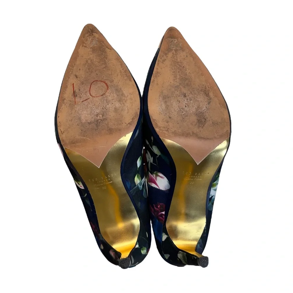 Ted Baker London Neevo 4 Pointed Heels - Fuchsia - Pink - Picture 9 of 10